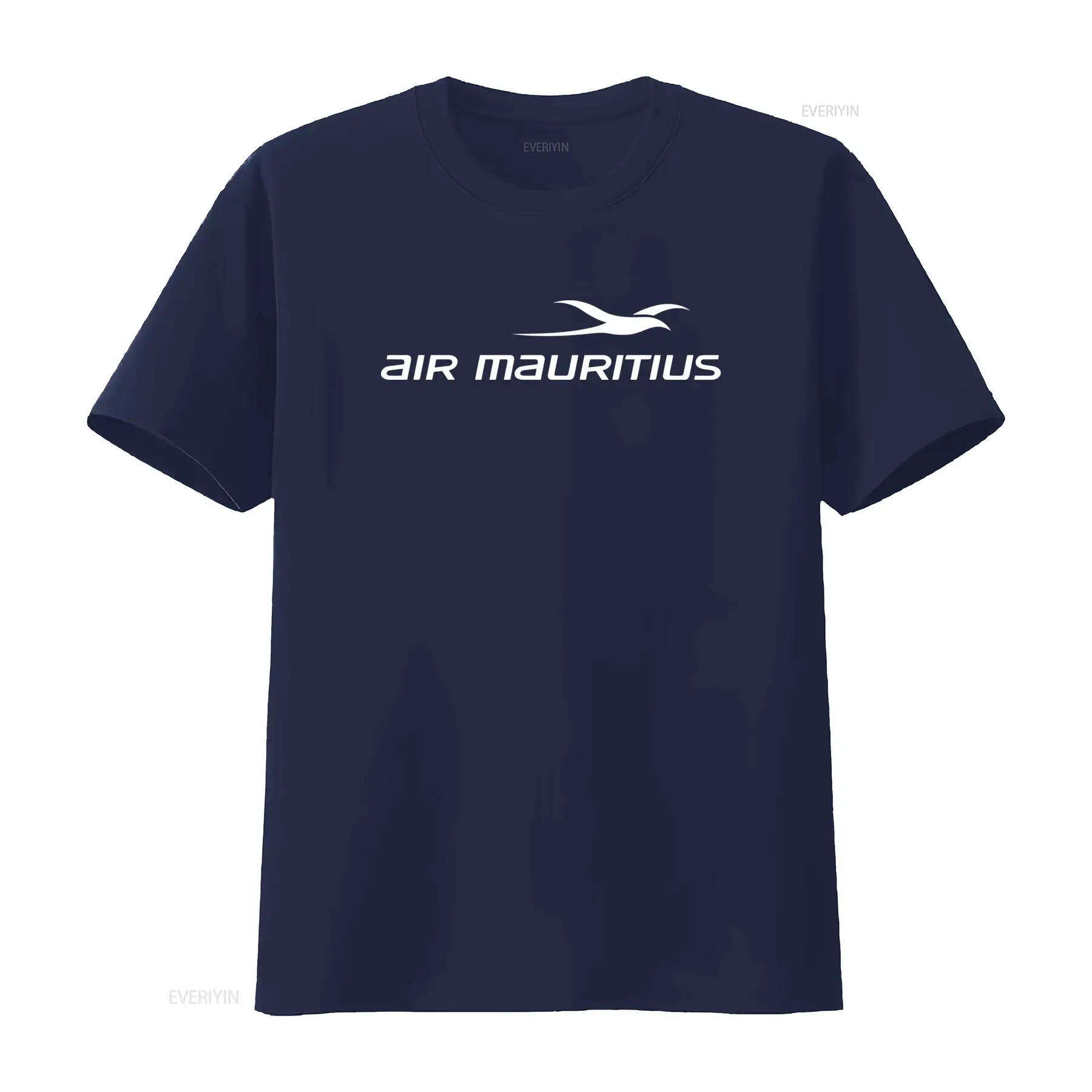 Air Mauritius White Logo Port  - Vintage Fashion Logo ulasan dan harga